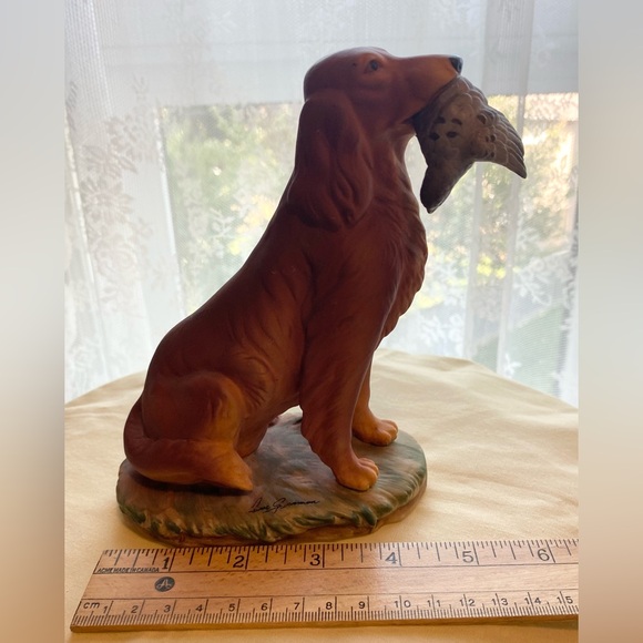 🐾Vintage Signed Dave Grossmam Irish Setter Figurine (1981), JAPAN 🐾 - Picture 7 of 8